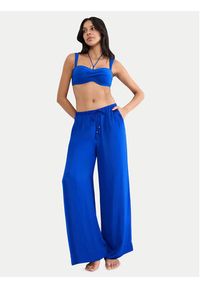 Triumph Spodnie materiałowe Summer 10227246 Niebieski Wide Leg. Kolor: niebieski. Materiał: syntetyk #5