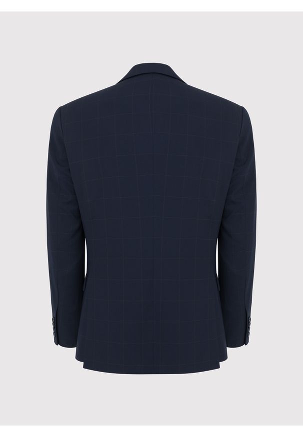Pako Lorente - PAKO LORENTE – Marynarka garniturowa w kratę Windowpane. Materiał: poliester, wełna, lycra