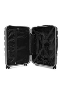 Gino Rossi - GINO ROSSI Walizka średnia CEO-GIN-M-003-05-SILVER Srebrny. Kolor: srebrny #3