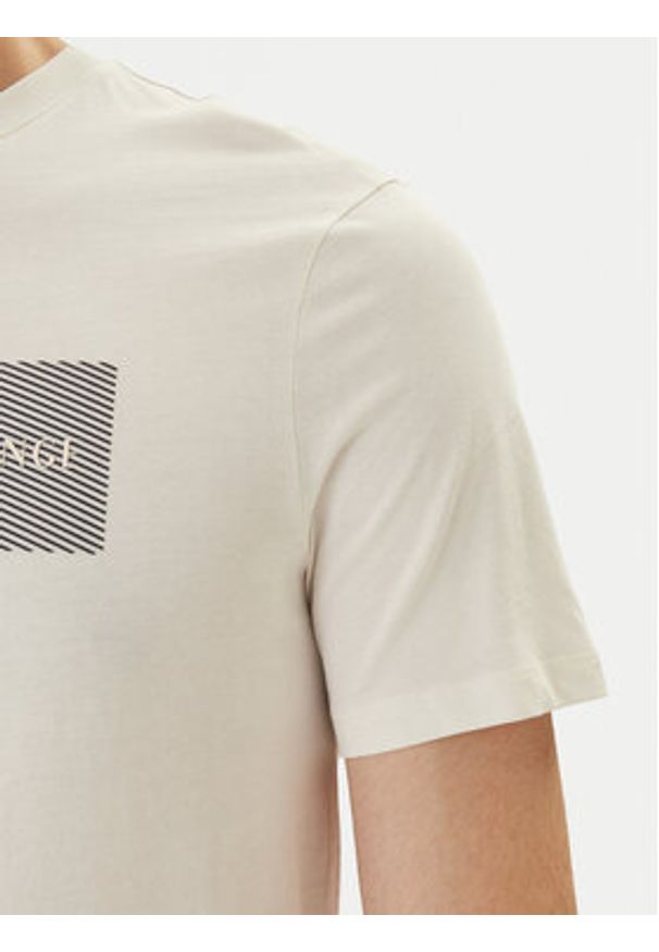 Armani Exchange T-Shirt XM002472 AF10356 U1074 Écru Slim Fit. Materiał: bawełna