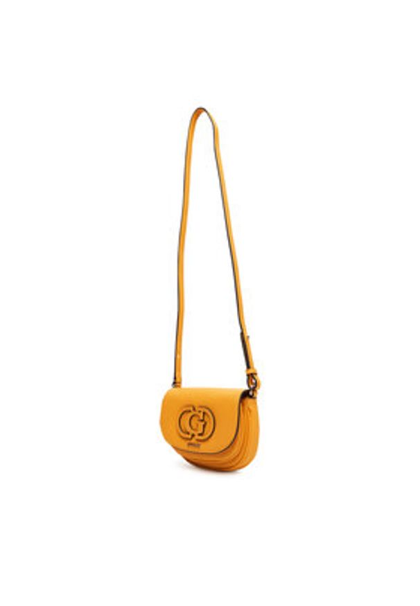 Guess Torebka Calebra Mini HWBG95 36780 Żółty. Kolor: żółty. Materiał: skórzane
