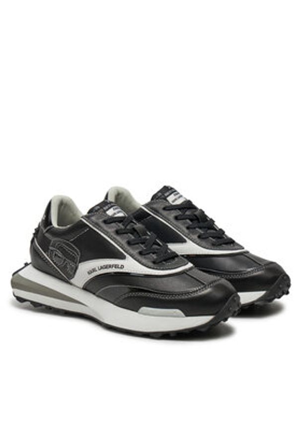 Karl Lagerfeld - KARL LAGERFELD Sneakersy KL62934 Czarny. Kolor: czarny. Materiał: skóra