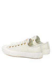 Converse Trampki Chuck Taylor All Star Gold A13814C Écru. Kolor: kremowy. Materiał: skóra #3