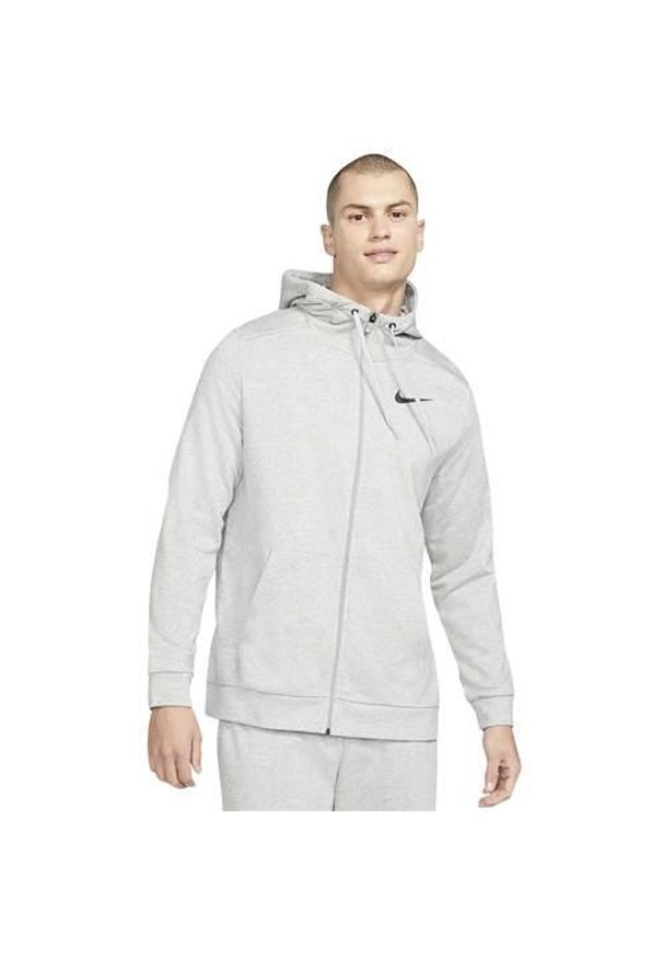 Bluzy sportowa męska Nike Drifit. Typ kołnierza: kaptur. Kolor: czarny, szary, wielokolorowy