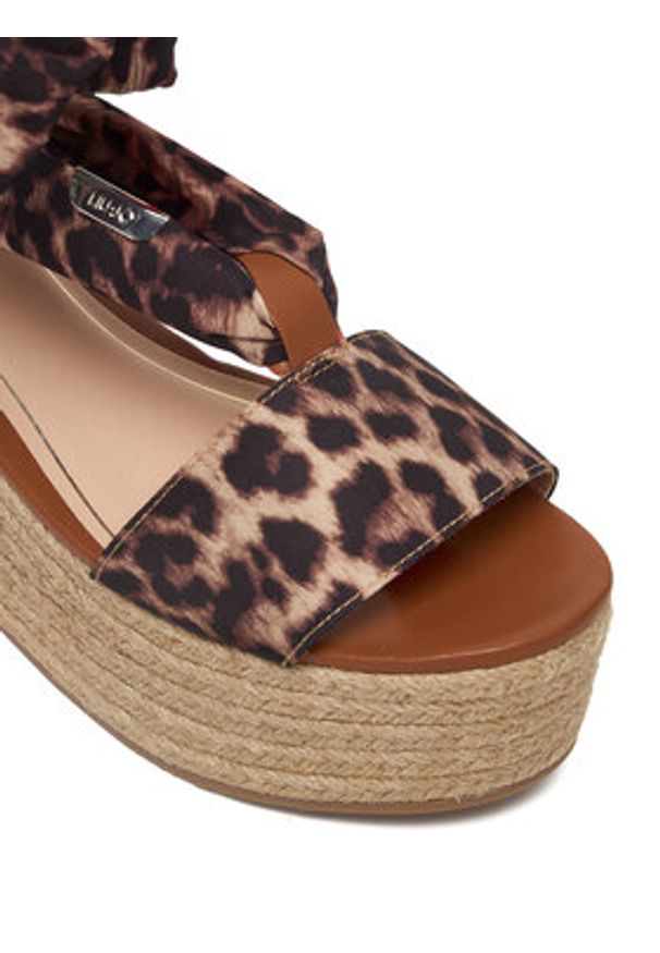 Liu Jo Espadryle Bali 03 SA6087 TX133 Brązowy. Kolor: brązowy. Materiał: materiał