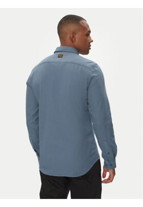 G-Star RAW - G-Star Raw Koszula Marine D24963-D454 Niebieski Slim Fit. Kolor: niebieski. Materiał: bawełna. Styl: marine