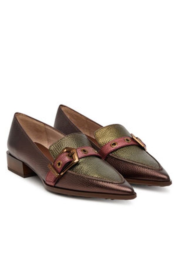 Hispanitas Półbuty CHI254262 Brązowy. Kolor: brązowy. Materiał: skóra