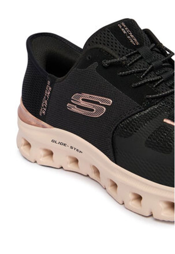 skechers - Skechers Sneakersy Glide-Step Pro - Radiant Stride 150438/BKRG Czarny. Kolor: czarny. Materiał: materiał