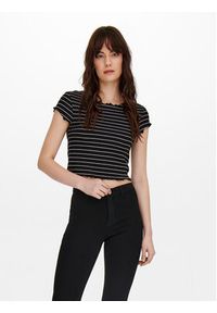 only - ONLY T-Shirt Anits 15253651 Czarny Regular Fit. Kolor: czarny. Materiał: syntetyk