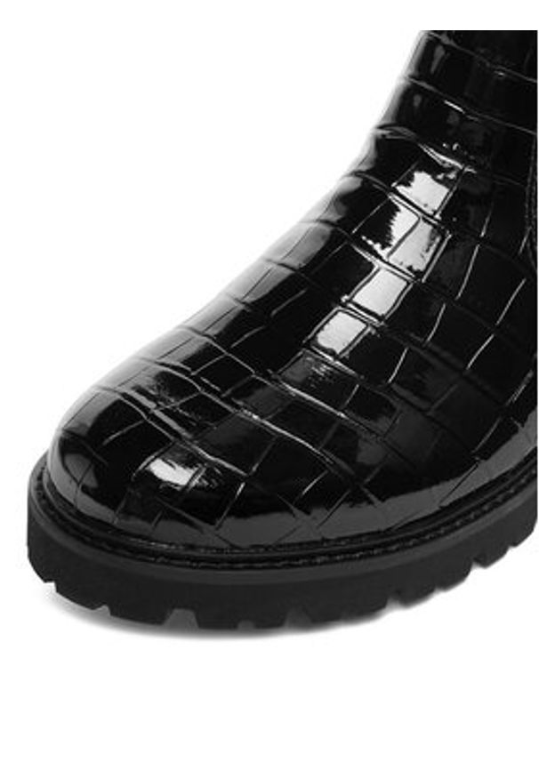 Remonte Botki D8684-03 Czarny. Kolor: czarny. Materiał: syntetyk, materiał