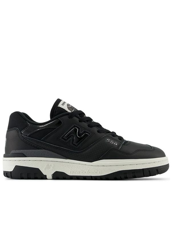 Buty damskie New Balance BBW550ED - czarne. Okazja: na co dzień. Kolor: czarny. Materiał: materiał, skóra, syntetyk. Szerokość cholewki: normalna. Wzór: nadruk, motyw zwierzęcy