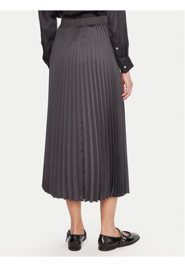 Marella Spódnica plisowana Pontiac 2523106045 Szary Regular Fit. Kolor: szary. Materiał: wiskoza