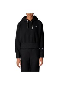 Bluzy sportowa damska Champion Wmns Reverse Weave Cropped Hoodie. Typ kołnierza: kaptur. Kolor: czarny