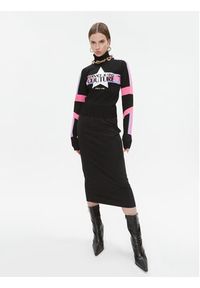 Versace Jeans Couture Golf 75HAFM52 Czarny Regular Fit. Typ kołnierza: golf. Kolor: czarny. Materiał: wiskoza #3