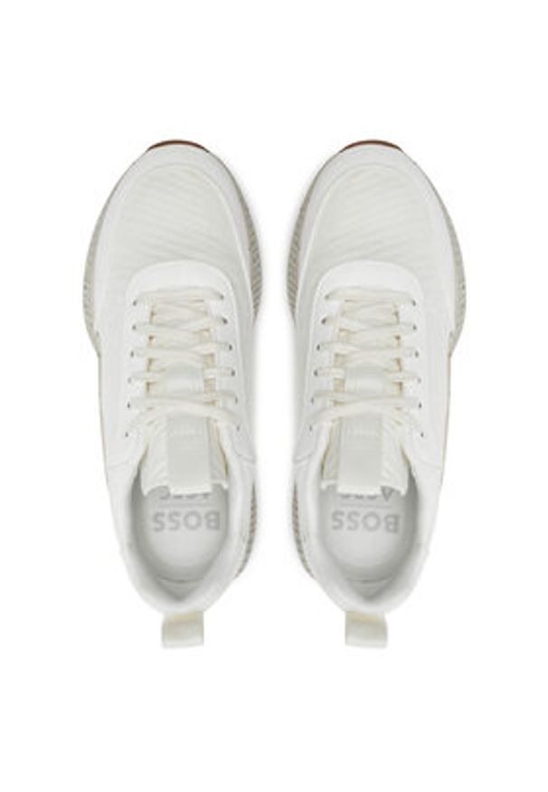 BOSS - Boss Sneakersy TTNM EVO_RUNN_ACBC_W 50525107 Biały. Kolor: biały. Materiał: materiał. Sport: bieganie