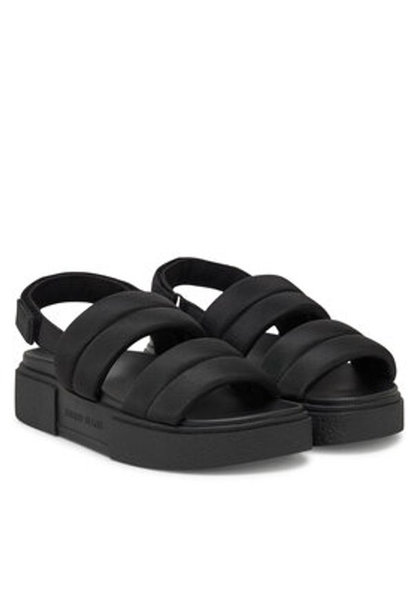 Tommy Jeans Sandały Tjw Flatform Sandal EN0EN02802 Czarny. Kolor: czarny. Materiał: materiał