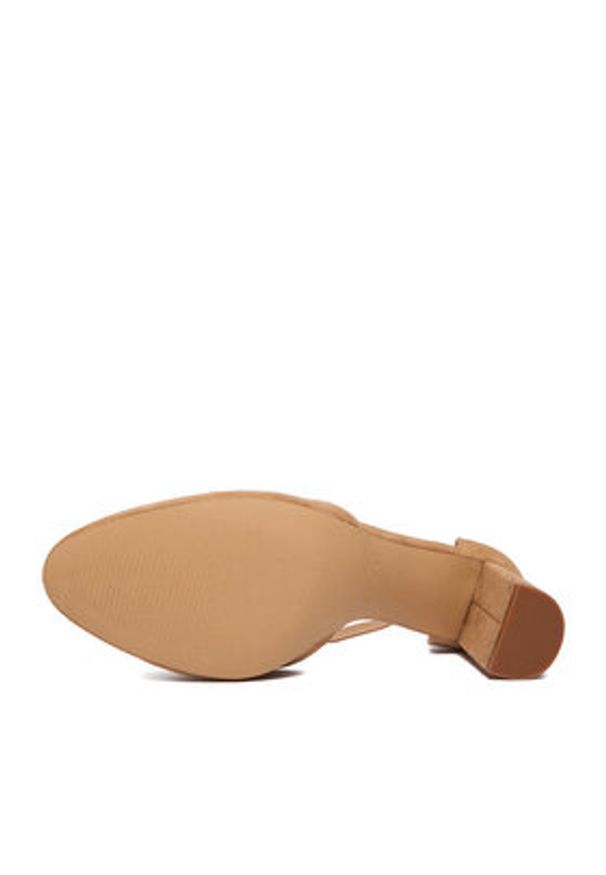 Jenny - JENNY Czółenka CEO-CD25-230-1 Beżowy. Kolor: beżowy. Materiał: materiał