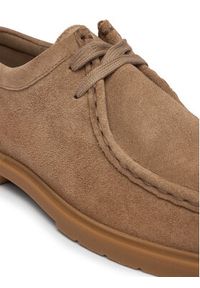 TOMMY HILFIGER - Tommy Hilfiger Półbuty Lightweight Suede Apron Toe FW0FW09262 Beżowy. Kolor: beżowy. Materiał: skóra, zamsz #4