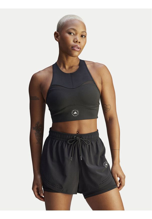 Adidas by Stella McCartney - adidas by Stella McCartney Top Training JF3760 Czarny Slim Fit. Kolor: czarny. Materiał: syntetyk