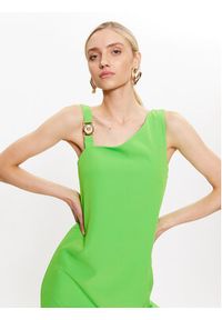 Just Cavalli Sukienka letnia 74PBO935 Zielony Regular Fit. Kolor: zielony. Materiał: bawełna. Sezon: lato #5