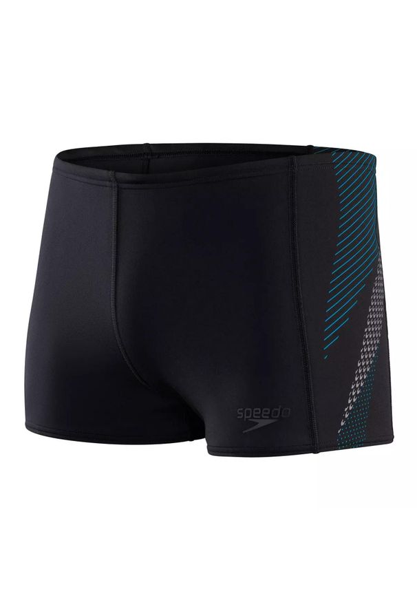 Speedo - Męskie Spodenki Kąpielowe Tech Pnl Asht. Kolor: czarny, niebieski, wielokolorowy. Styl: sportowy