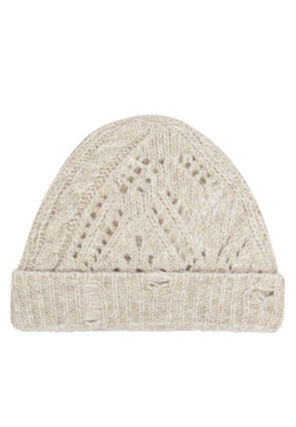 Pinko - PINKO Czapka 104476 A28Y Beżowy. Kolor: beżowy. Materiał: wełna