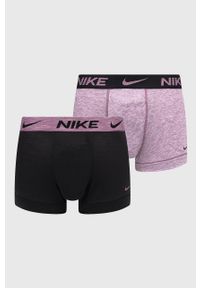 Nike bokserki (2-pack) męskie kolor czarny. Kolor: czarny #1