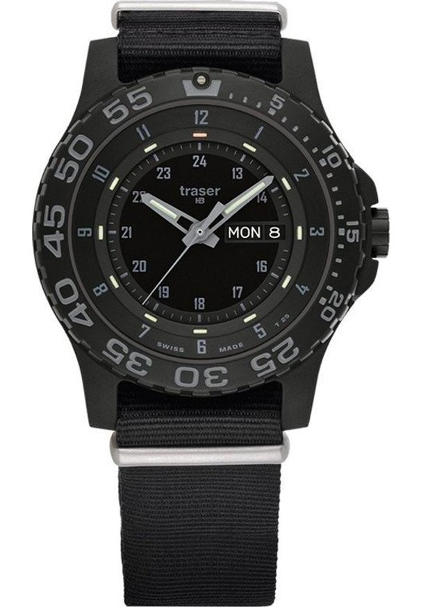 Zegarek Traser Zegarek męski Traser TS-103353 czarny. Kolor: czarny