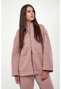 Bluza damska ze stójką Cadice MM. Typ kołnierza: kołnierzyk stójkowy
