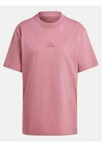 Adidas - adidas T-Shirt ALL SZN IY6786 Różowy Loose Fit. Kolor: różowy. Materiał: bawełna #6