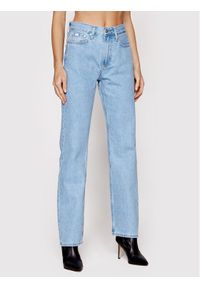 Calvin Klein Jeans Jeansy J20J219219 Niebieski Straight Leg. Kolor: niebieski
