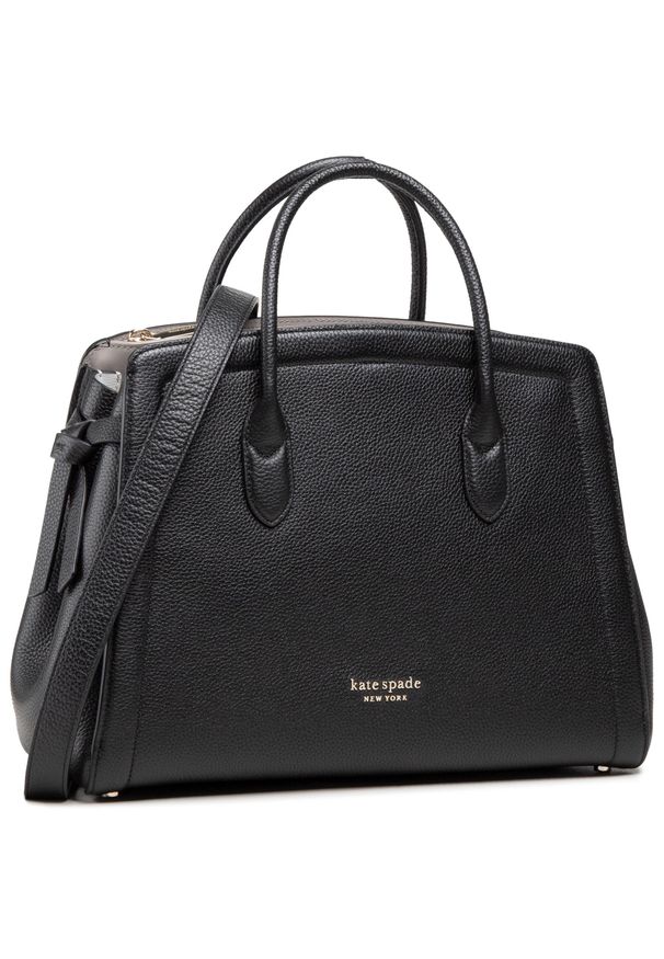 Torebka Kate Spade - Knott PXR00399 Black 001U. Kolor: czarny. Materiał: skórzane