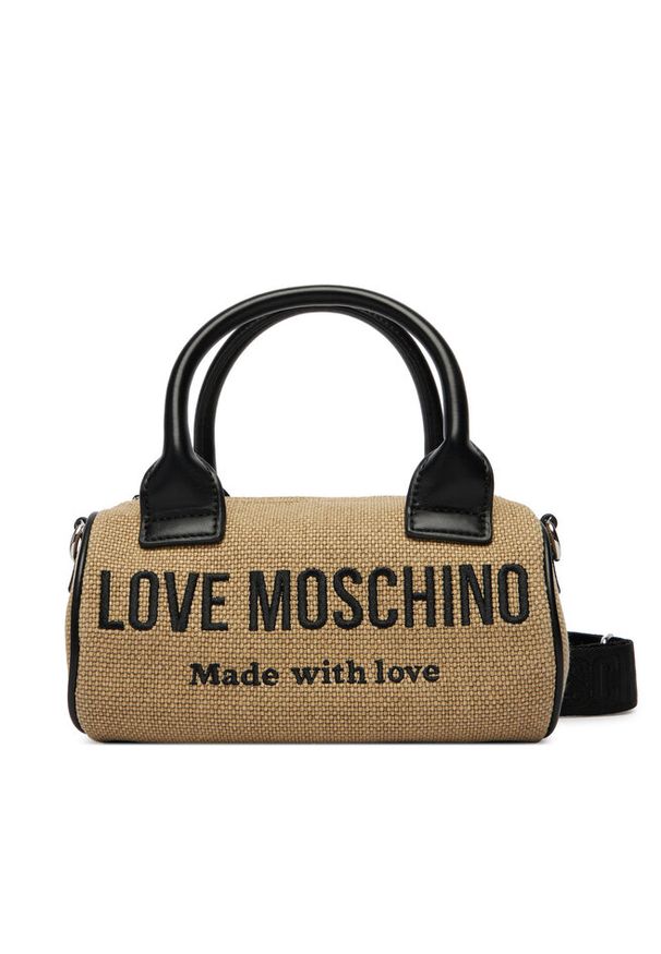 Love Moschino - Torebka LOVE MOSCHINO. Kolor: beżowy