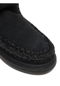 Mou Śniegowce MU.FW411001A Czarny. Kolor: czarny. Materiał: zamsz, skóra #5