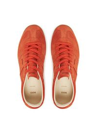 BOSS Sneakersy Brenta 50536645 Pomarańczowy. Kolor: pomarańczowy. Materiał: zamsz, skóra #6