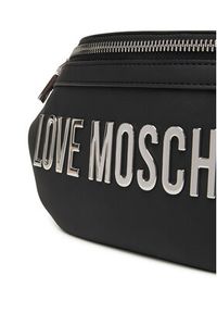 Love Moschino - LOVE MOSCHINO Saszetka nerka JC4195PP1NKD000B Czarny. Kolor: czarny. Materiał: skóra