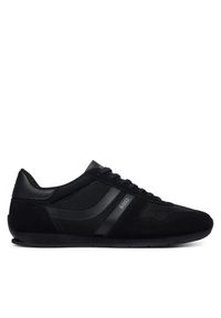 BOSS Sneakersy Levon 50568468 Czarny. Kolor: czarny. Materiał: skóra, zamsz #1