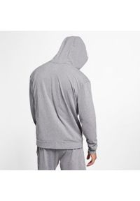 Bluza z kapturem Nike Full-Zip Yoga, Mężczyźni. Typ kołnierza: kaptur. Kolor: szary. Materiał: materiał, poliester