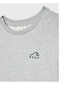 Roxy Sukienka dzianinowa ERGKD03209 Szary Regular Fit. Kolor: szary. Materiał: bawełna