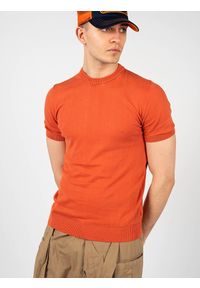 Xagon Man T-Shirt | P23 081K 1200K | Mężczyzna | Pomarańczowy. Okazja: na co dzień. Kolor: pomarańczowy. Materiał: bawełna. Styl: casual #6