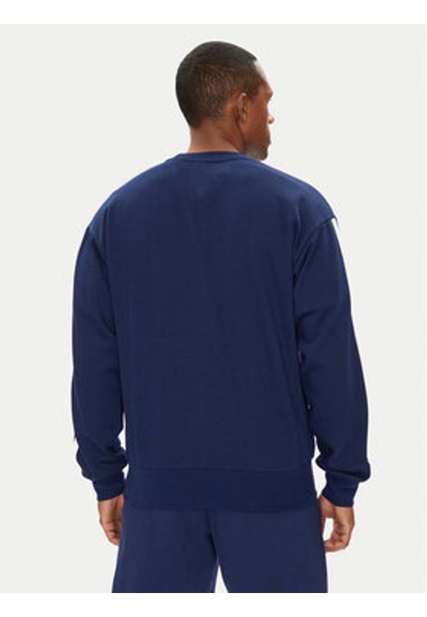 Adidas - adidas Bluza Essentials 3-Stripes JE6307 Niebieski Regular Fit. Kolor: niebieski. Materiał: bawełna