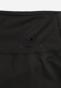 Born2be - Czarne Szorty Sportowe o Fasonie Kolarek Dill. Okazja: na co dzień. Kolor: czarny. Wzór: gładki. Styl: sportowy #4