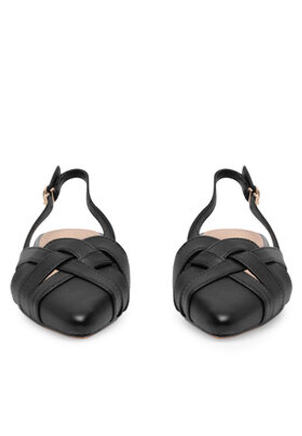 Sergio Bardi Baleriny WYL3476-1Z-SB Czarny. Kolor: czarny. Materiał: skóra