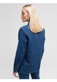 Big-Star - Koszula damska jeansowa Western Shirt Girl 503. Typ kołnierza: kołnierzyk klasyczny. Kolor: niebieski. Materiał: jeans. Styl: klasyczny, vintage #4