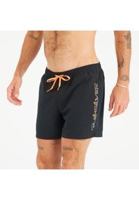 Spodenki surfingowe męskie Quiksilver Behind Waves krótkie 15". Kolor: czarny. Materiał: poliester. Długość: krótkie