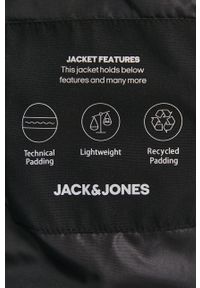 Premium by Jack&Jones Kurtka męska kolor czarny przejściowa. Okazja: na co dzień. Kolor: czarny. Materiał: włókno. Styl: casual #2