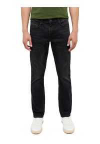 Męskie Spodnie Jeansowe Mustang Style Oregon Slim Denim Black 1015508 4000 882 #1