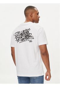 Karl Lagerfeld Jeans T-Shirt 241D1709 Biały Regular Fit. Kolor: biały. Materiał: bawełna