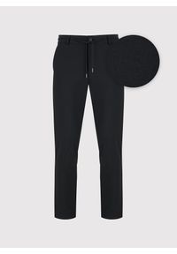 Pako Lorente - PAKO LORENTE – Czarne spodnie męskie. Kolor: czarny. Materiał: nylon, elastan. Wzór: gładki. Sezon: zima, jesień. Styl: klasyczny #5