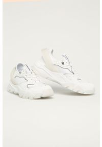 Calvin Klein Jeans - Buty. Nosek buta: okrągły. Zapięcie: sznurówki. Kolor: biały. Materiał: guma #2